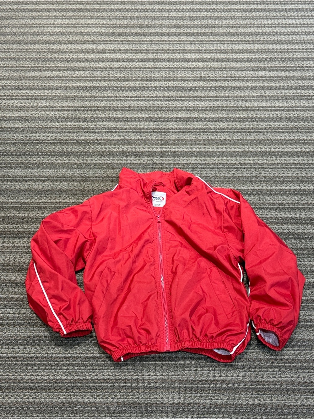 Kids Red Windbreaker Jacket